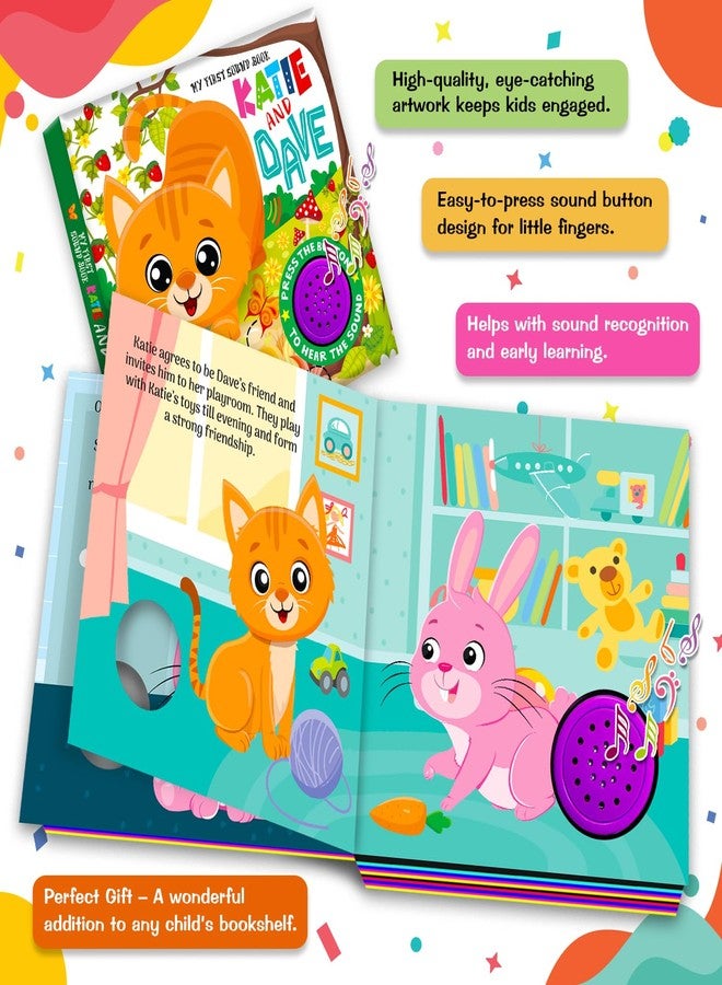BRIJBASI Fun at The Katie and Dave - Interactive Sound Book for Kids | Musical Rhymes and Storytime Learning | Colorful Board Book for Toddlers - Image 2